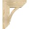 Ekena Millwork Thorton Slat Rough Sawn Bracket w/ Offset Brace, Douglas Fir, 8"W x 20"D x 24"H BKT0806X20X24THR06RDF - alternate 4
